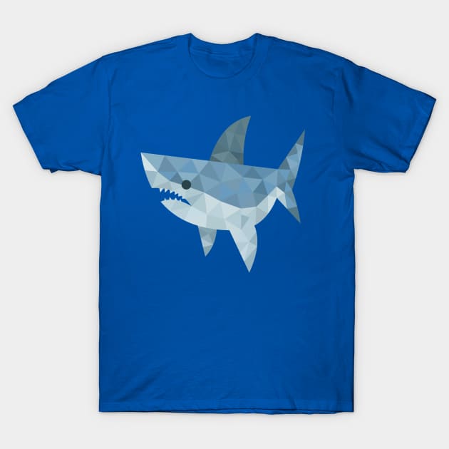 Triangle Shark T-Shirt by pasquale